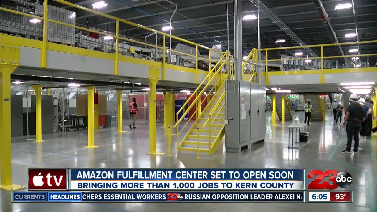 Amazon fulfillment center is set to bring over 1,000 jobs to Kern County