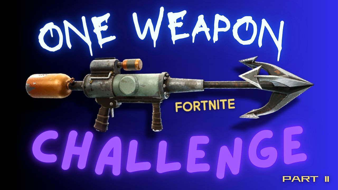ONE WEAPON CHALLENGE » HOOK CANNON ~ FORTNITE 🥷⚔ ~ ᵍᵃᵐᵉ@ʷᵃʳᵉ 🥷⚔ {{Premiere Test}}