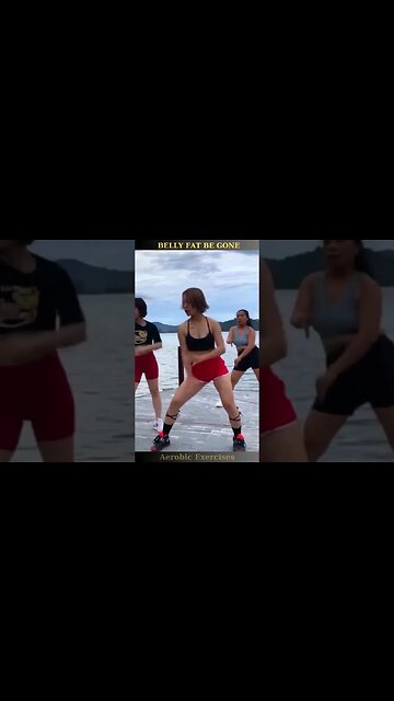 💃🏋️‍♀️ Belly Fat Be Gone: Effective Aerobic Exercises for a Trim Waistline 🌹 #short 3