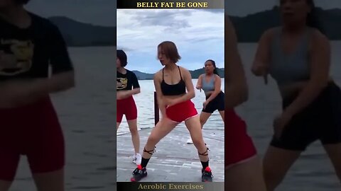 💃🏋️‍♀️ Belly Fat Be Gone: Effective Aerobic Exercises for a Trim Waistline 🌹 #short 3