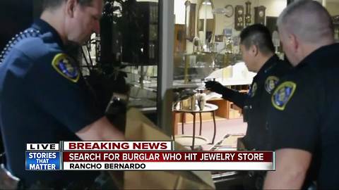 Rancho Bernardo jewelry store burglarized, vet clinic next door broken into