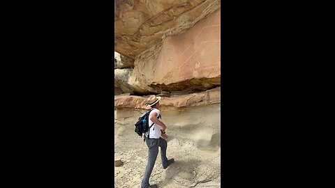 The Largest Avanyu Carving in the American Southwest in Galisteo Basin of New Mexico