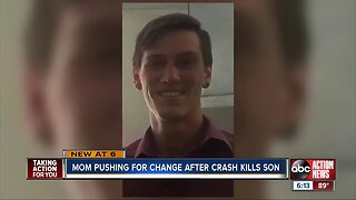 Polk County mom pushing for state road, FL House changes after son dies in crash