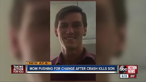 Polk County mom pushing for state road, FL House changes after son dies in crash