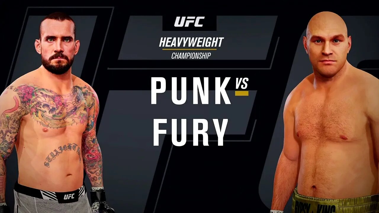 EA Sports UFC 4 Gameplay Tyson Fury vs CM Punk
