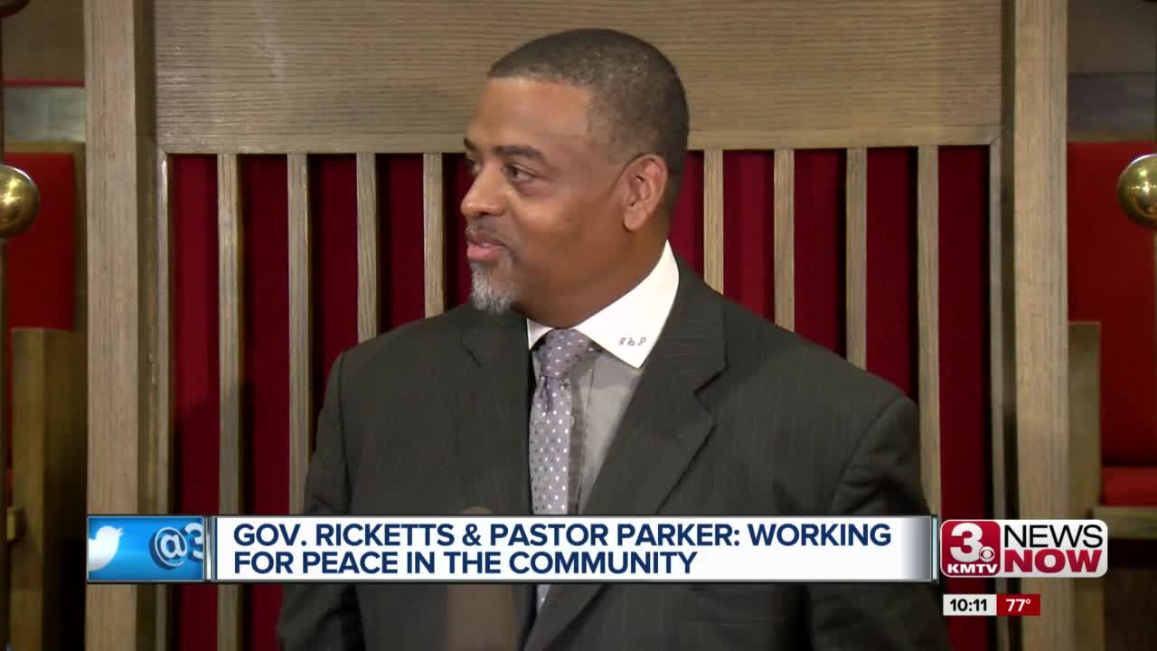 Gov. Ricketts and Pastor Parker: Working for peace in the community