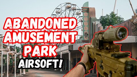 I Almost Died! Once in a Lifetime Airsoft at Amusement Park!