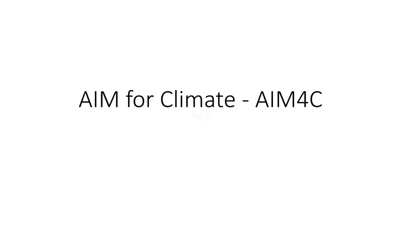 AIM for Climate | AIM4C