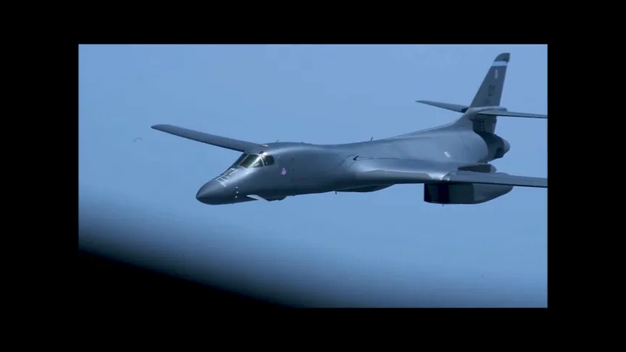 B-1B Lancers Conduct Presence Patrol