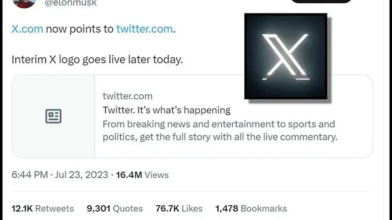 Twitter to become X #twitter #x