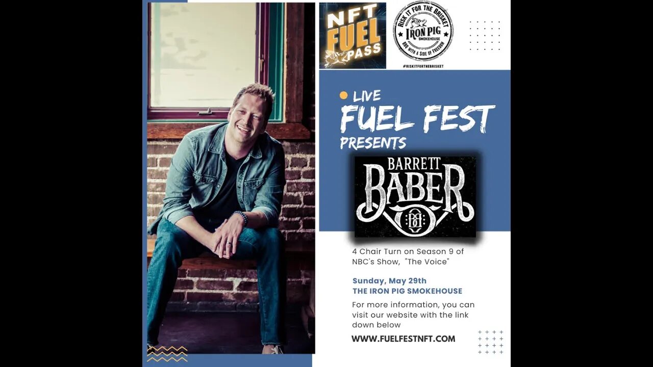 Barrett Baber- FUEL Fest NFT Announcement