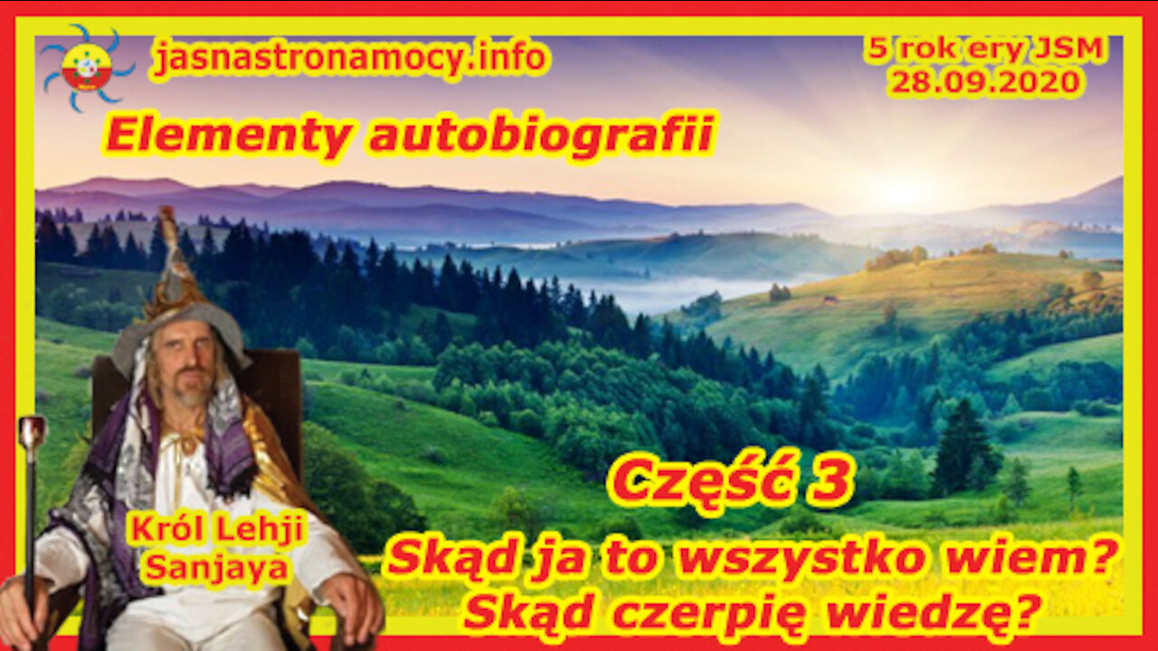 Skąd ja to wszystko wiem Skąd czerpię wiedzę Elementy autobiografii - CZEŚĆ 3
