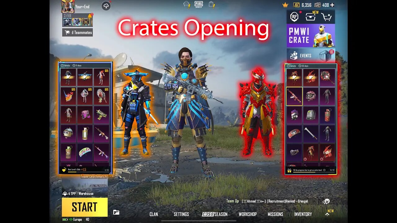 CRATES OPENING PUBG MOBILE | BGMI GAMEPLAY | PUBG MOBILE