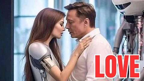 Elon Musk Kissing a Robot has the Internet Shocked