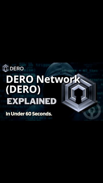 What is DERO? | DERO Privacy Coin Explained in Under 60 Seconds