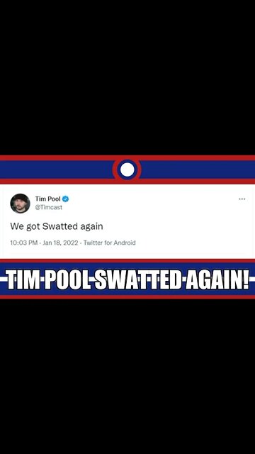 Tim Pool Swatted Again #Shorts