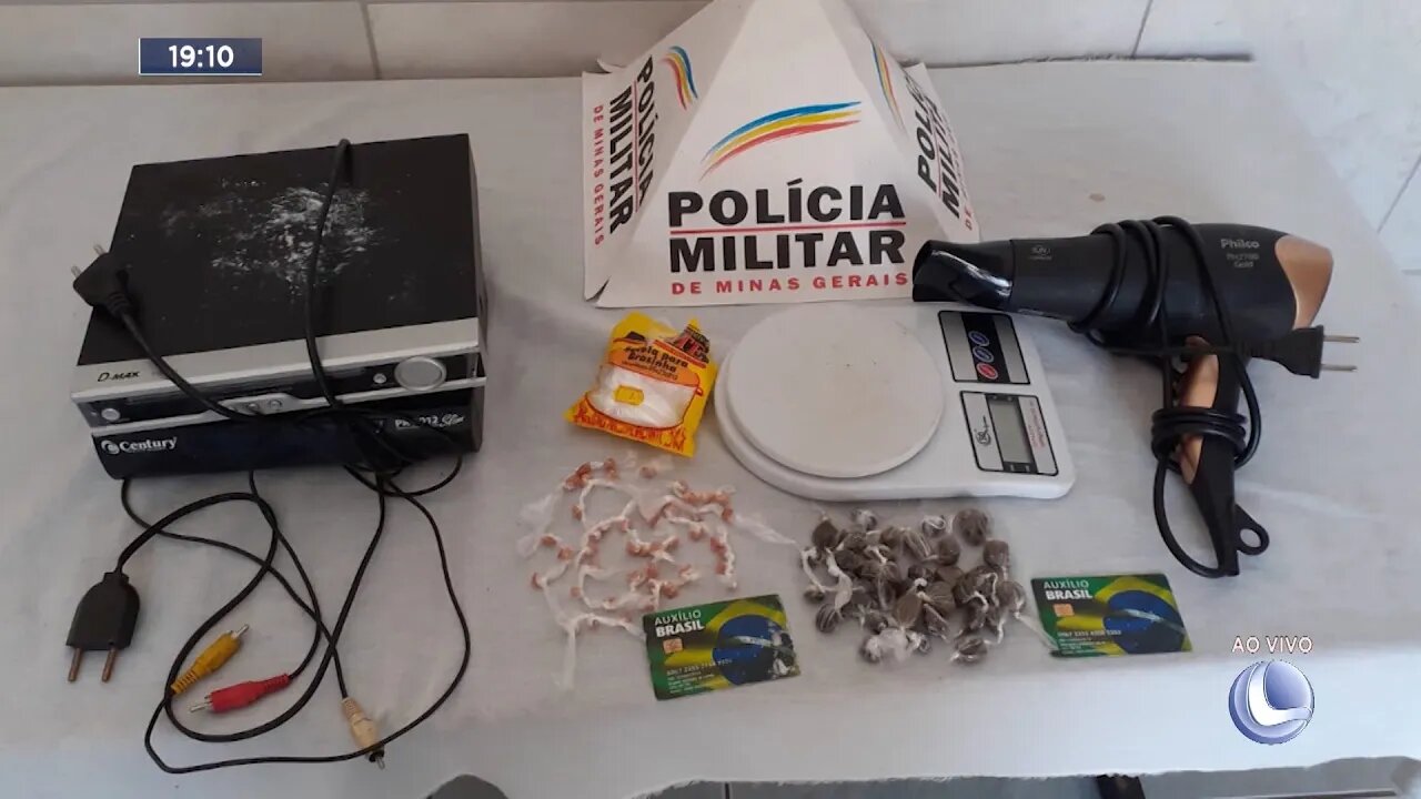 Jequitinhonha: Polícia Militar apreende Drogas e recupera produtos furtados.