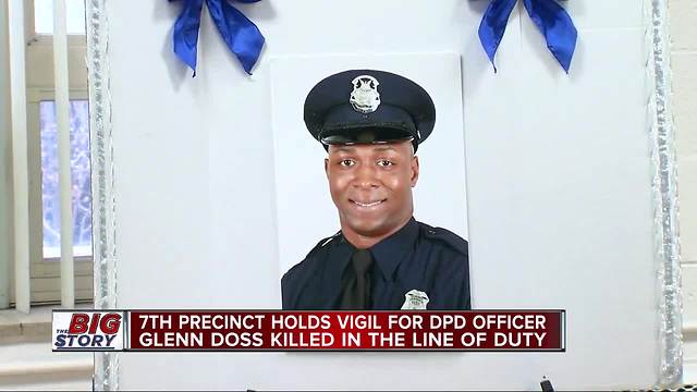 Vigil being held today for slain Detroit police officer Glenn Doss