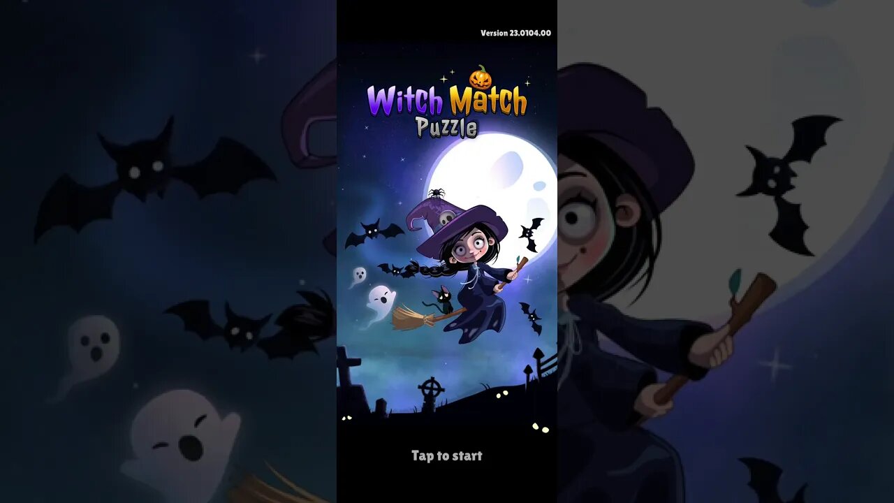 HALLOWEEN 🎃 GAME WITCH MATCH PUZZLE