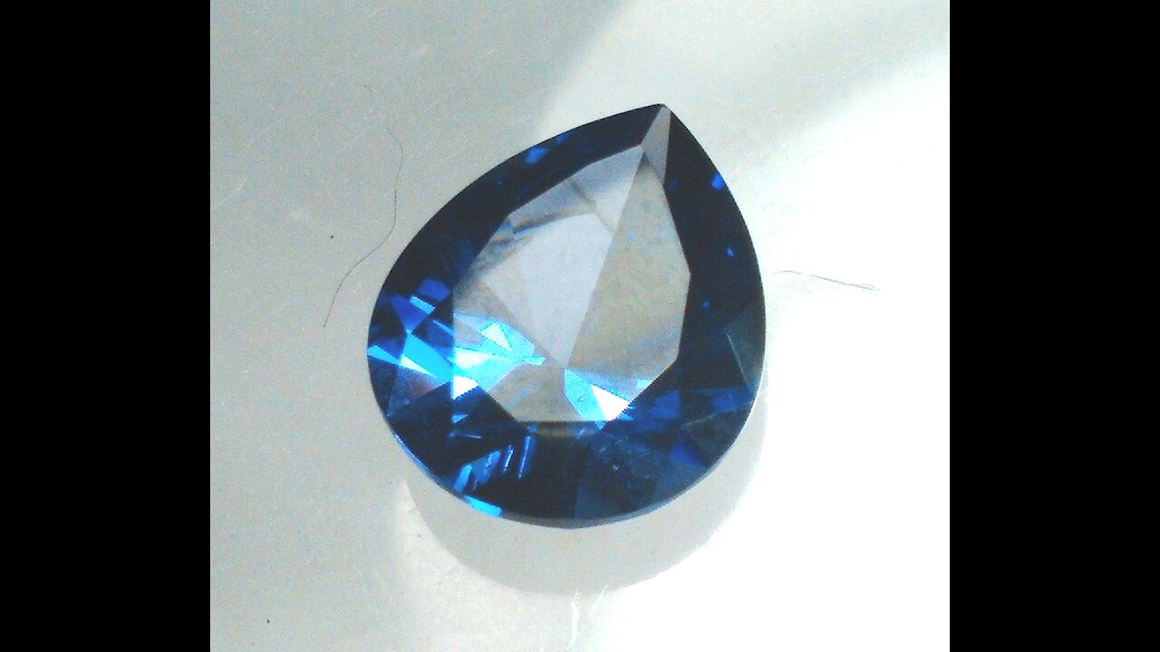 YAG Tanzanite Imitation Pear Shape