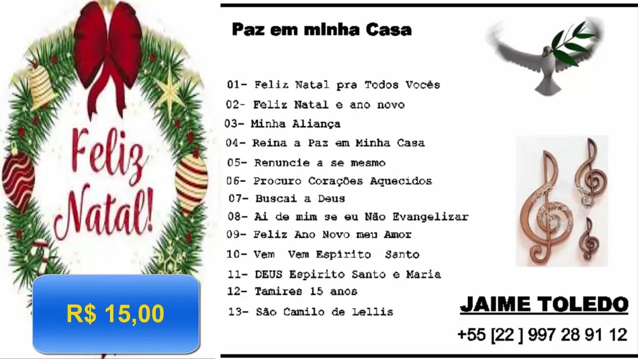 CD Jaime Toledo " PAZ EM MINHA CASA "