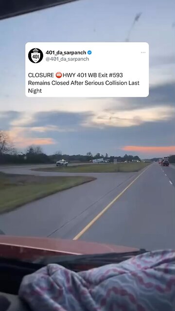 Fatal Crash In Highway 401 Ontario