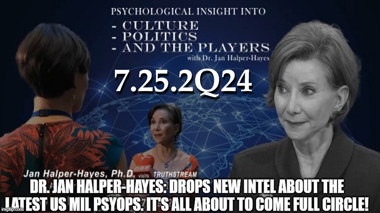 Dr. Jan Halper-Hayes: Drops New Intel About the Latest US Military PsyOps!