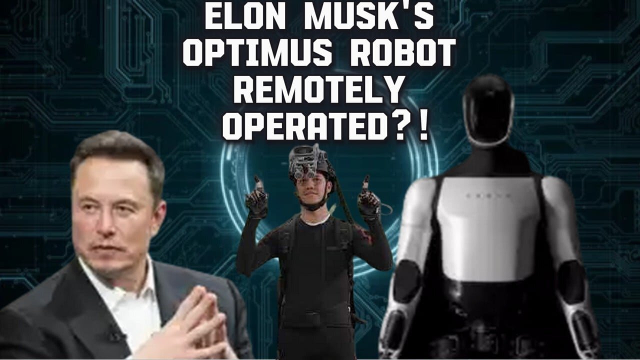 Tesla's Optimus Robots REMOTE CONTROLLED?