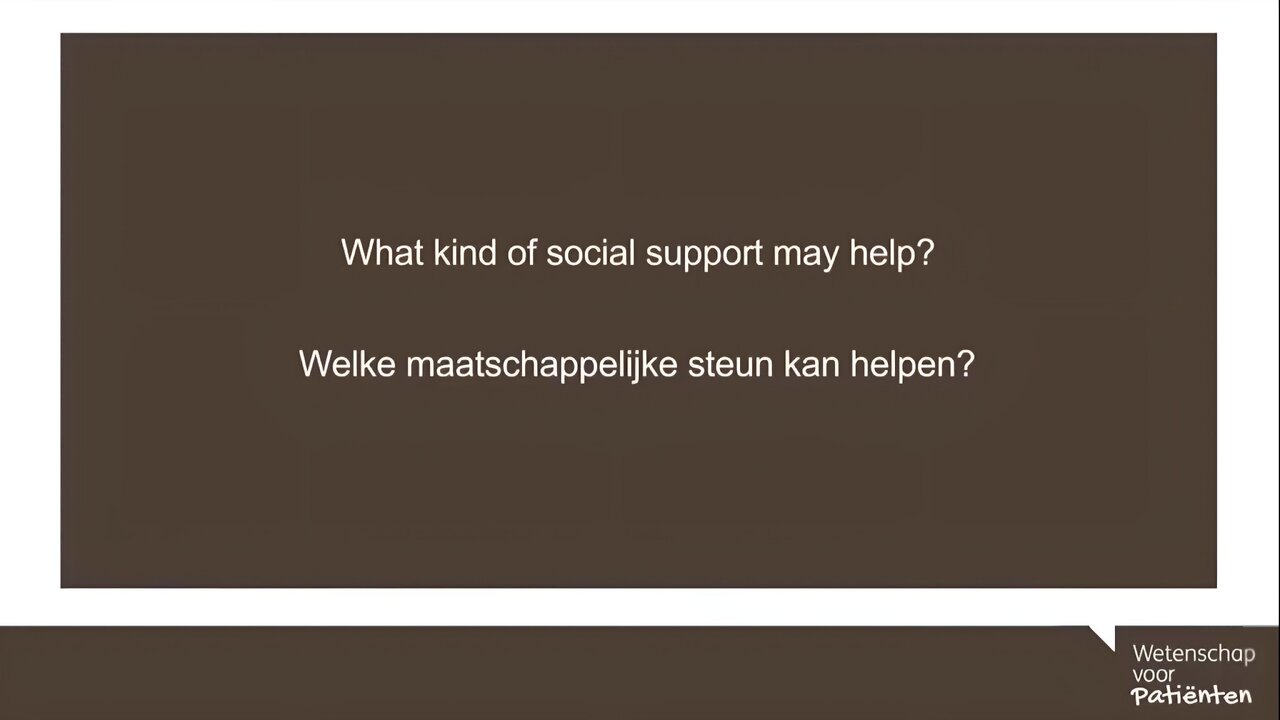 What kind of social support would help? - Leonard Jason (Psychologist)