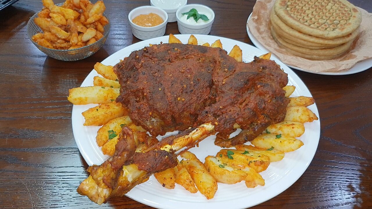 "Spice Up Your Taste Buds with Exquisite Chatpatti Raan: A Mouthwatering Mutton Leg Roast Recipe