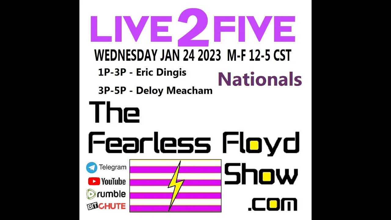 JAN 25 2023 @ 1: Eric Dingis, 2: Deloy Meacham, 3: Darrell Link & Charlie - Live 2 Five ©