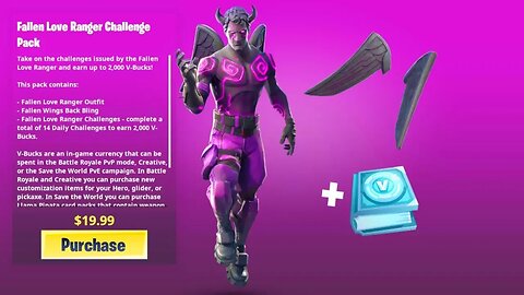 How to Get "FALLEN LOVE RANGER SKIN PACK" in Fortnite! (New FALLEN LOVE RANGER CHALLENGES & REWARDS)