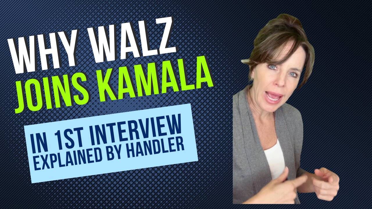 Why Walz joins Kamala in 1st interview explained by handler