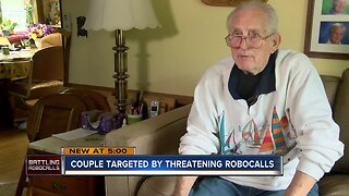 Couple targeted by threatening robocalls