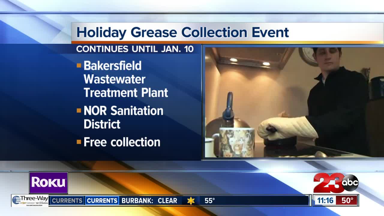 Holiday grease collection