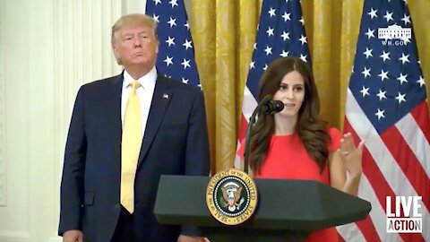 Lila Rose speaks at White House on Pro-Life Censorship