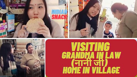 Visiting Grandma Home | Nani Ke Ghar Visit | Trying Indian Snack