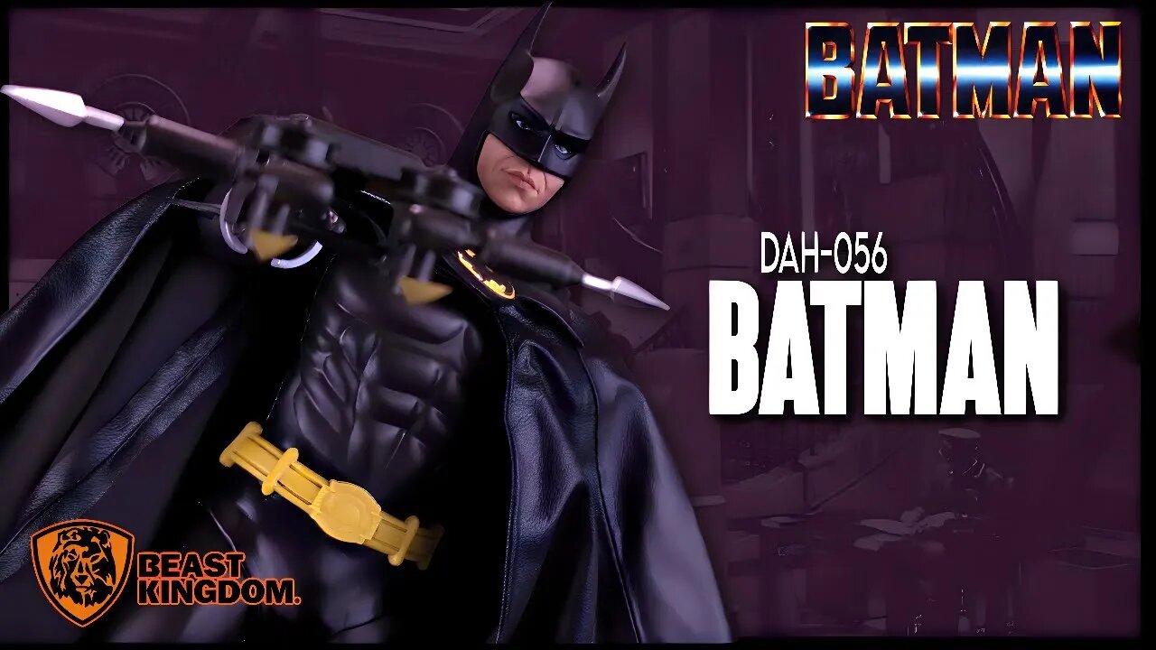 Beast Kingdom Batman 1989 Dynamic 8ction Heroes DAH-056 Batman @TheReviewSpot