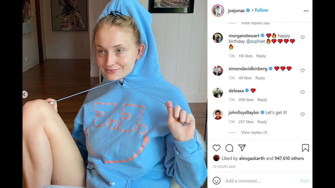 Joe Jonas shows off Sophie Turner's ‘two moods' in funny birthday tribute