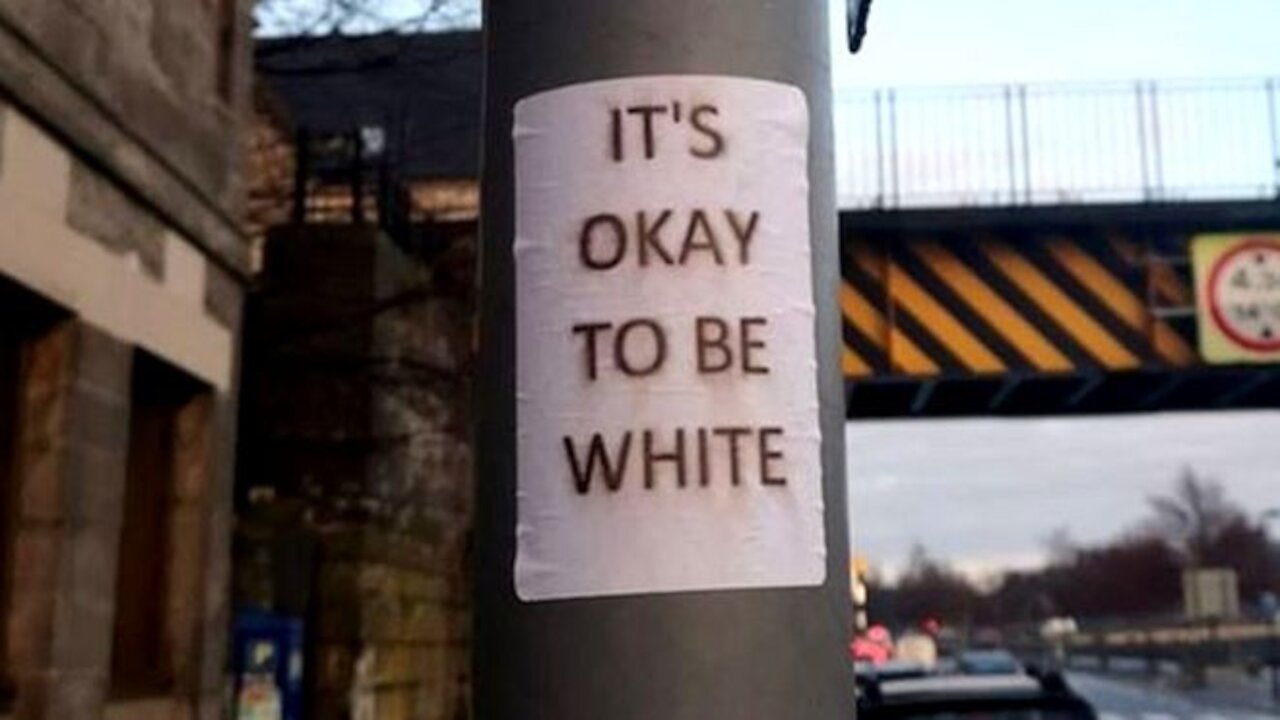 Saying "it's okay to be white" is now a hate crime