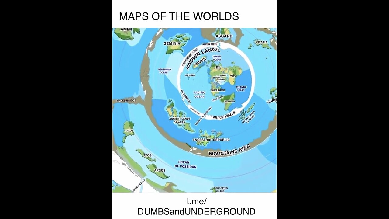 THE REAL MAP OF THE WORLDS