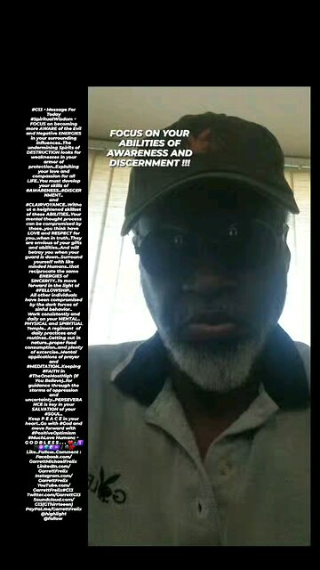 ▪︎FOCUS ON YOUR ABILITIES OF AWARENESS AND DISCERNMENT▪︎