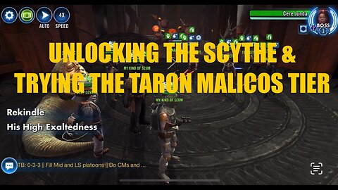 Unlocking the Scythe + Trying Out the Taron Malicos Tier of Proving Grounds Event