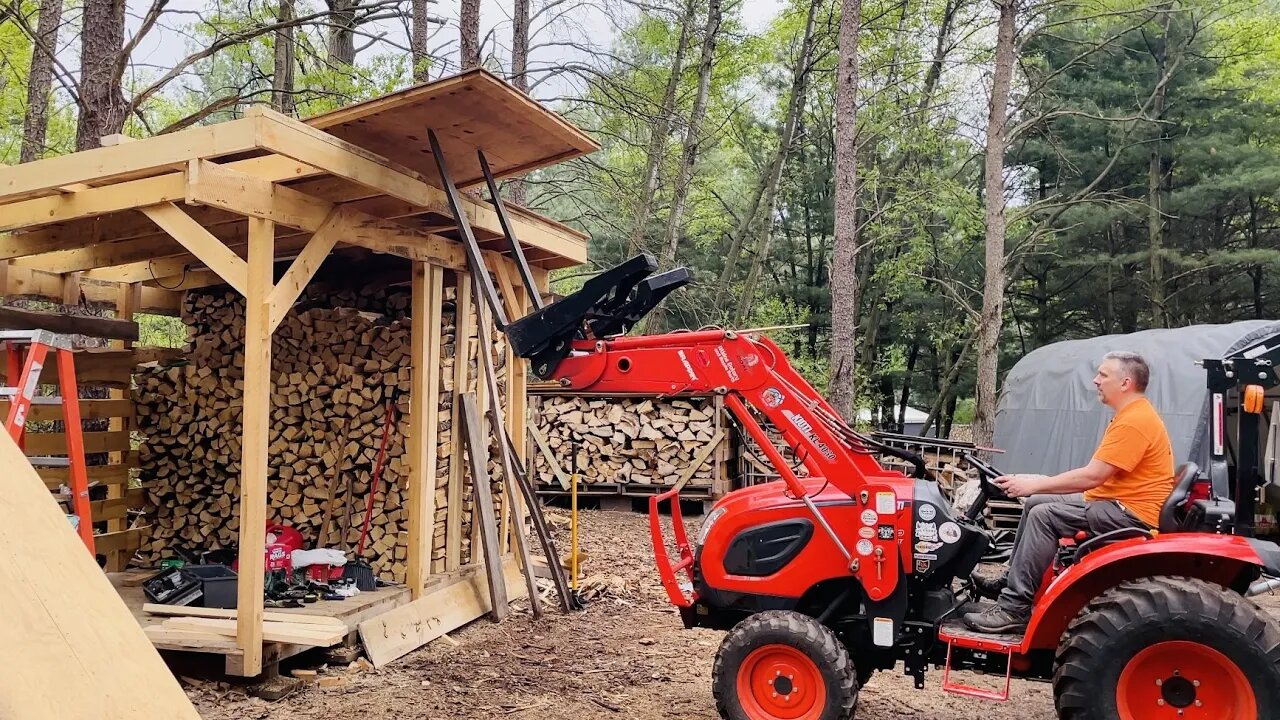 Woodshed Roof Removal