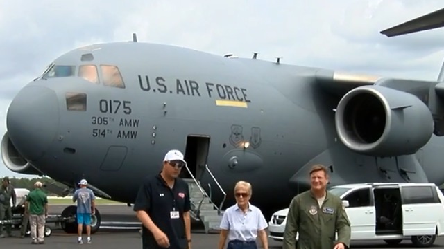 Bird in engine damages Blue Angels jet at Vero Beach Air Show