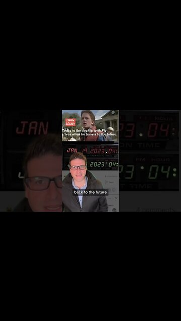 Marty Mcfly Arrives Today! Back To The Future!!