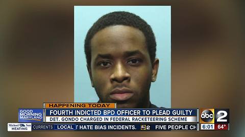 Fourth Baltimore police officer to plead guilty
