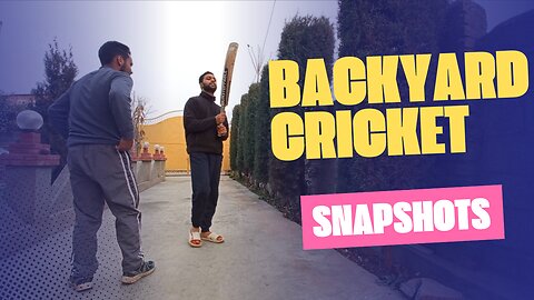 Framing the fun: backyard cricket snapshots.