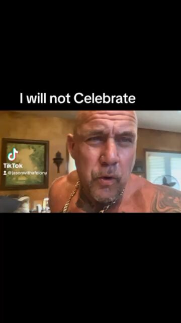 I will never celebrate