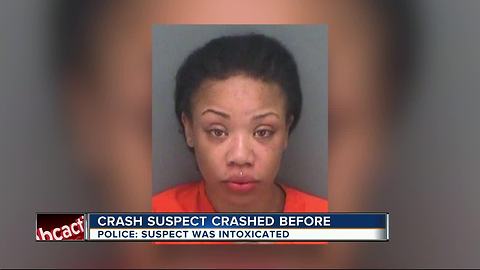 Courtney Campbell crash suspect has past history of DUI crash